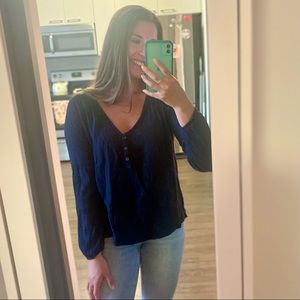 Breezy Button Long Sleeve